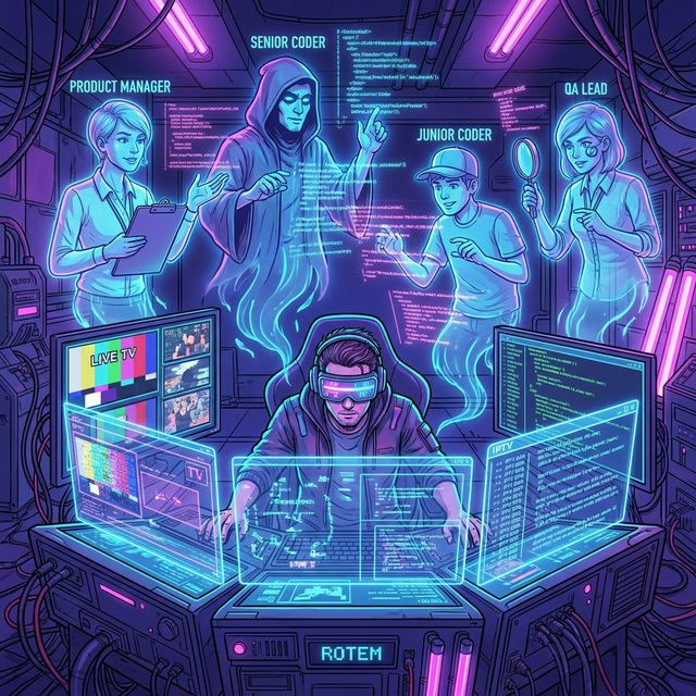 Futuristic operator control room