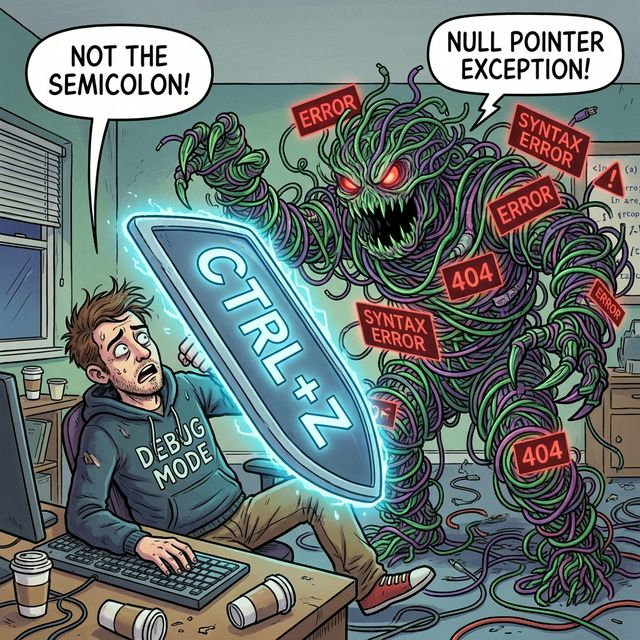 Frustrated engineer at computer